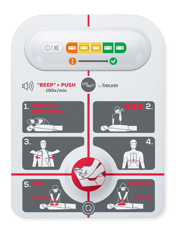 Life Pad Lifepad Resuscitation Aid Cm0978 - White 8.7CMX23.3CMX8.3CM - Customisable Resuscitation Aids