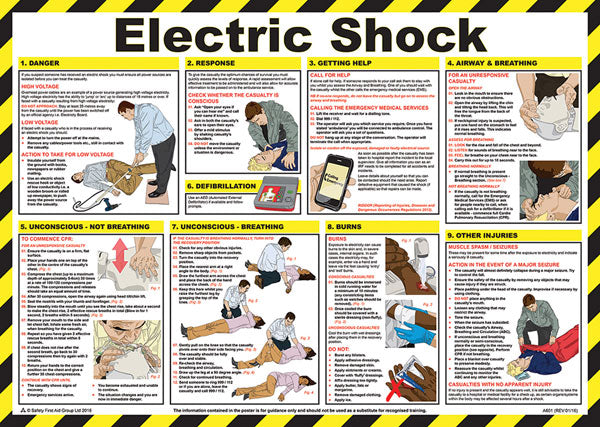 Click Medical Electric Shock Treatment Guide - - Customisable Posters
