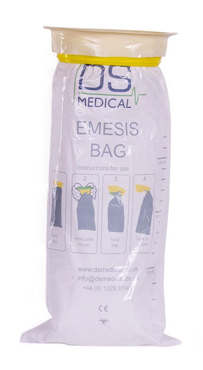 DS Medical Emesis Vomit Bag - - Customisable Medical Clean Up