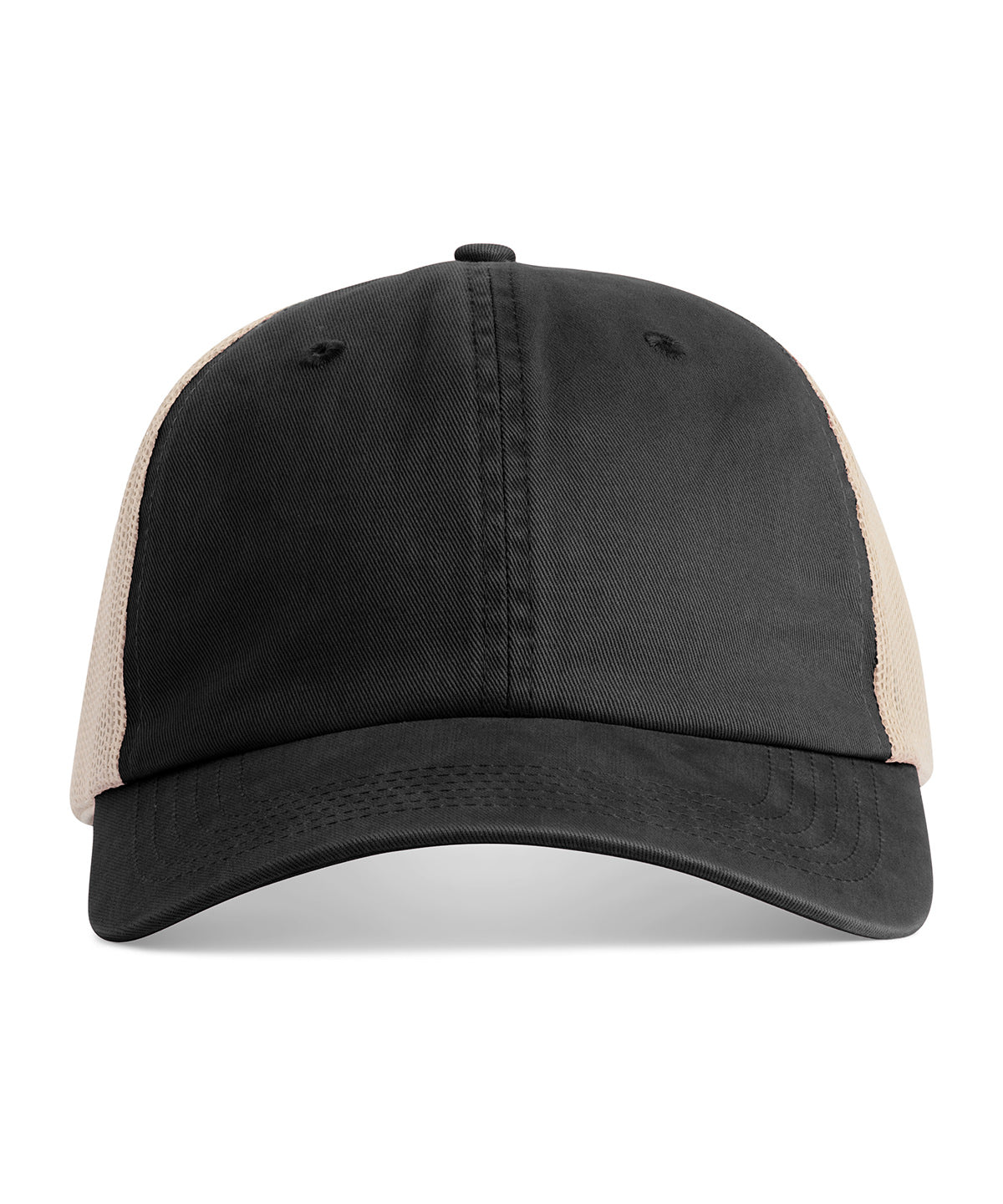 Sunwashed trucker cap - CO200 - Black One size - Customisable Caps