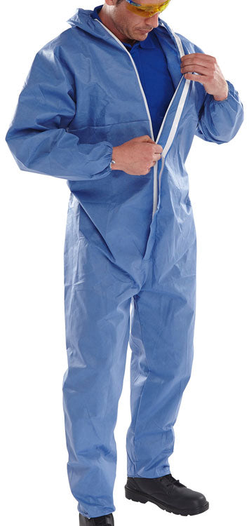 Beeswift Disposable Coverall Type Coc10 - Navy Blue - Customisable Coveralls
