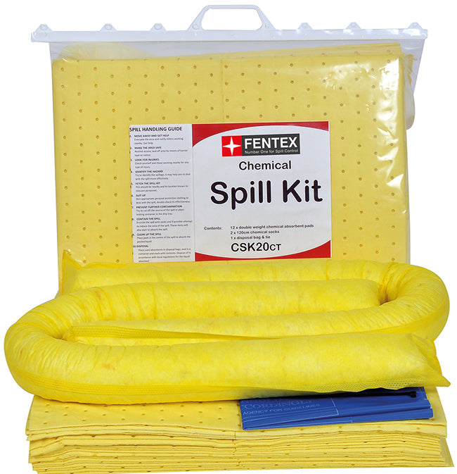 Fentex Chemical Spill Kit L Csk20 Ct - Yellow 20L - Customisable Kits