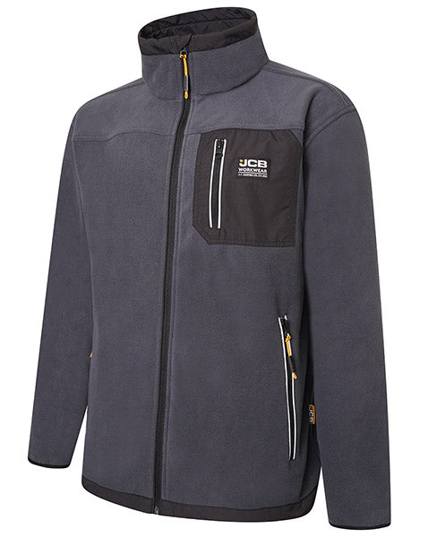 Jcb Workwear Trade Fleece Jacket Full Zip Db7 O - - Customisable Fleeces