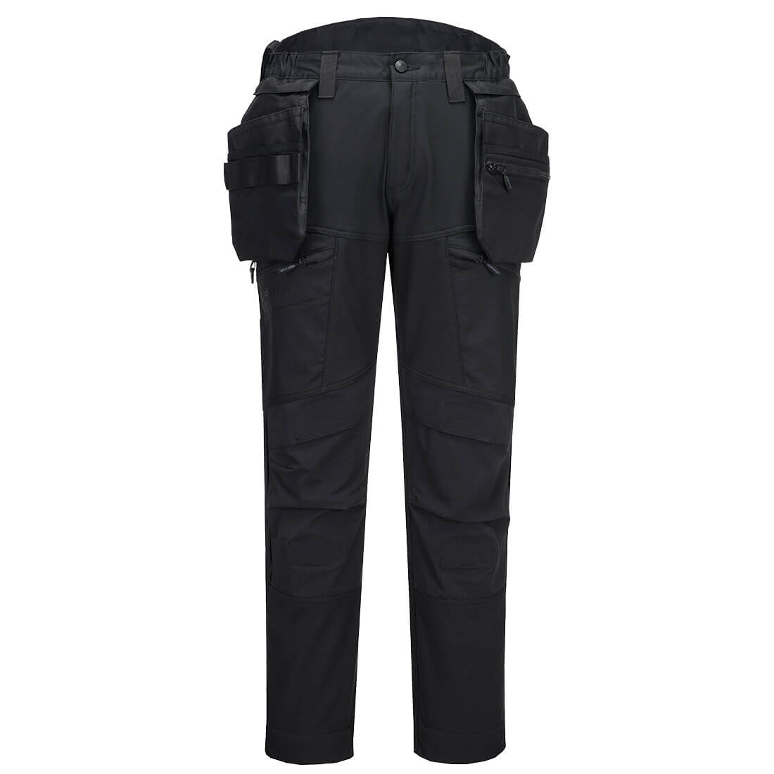DX4 Softshell Holster Trousers (3L) - DX450 - All Black - Customisable Holster Trousers