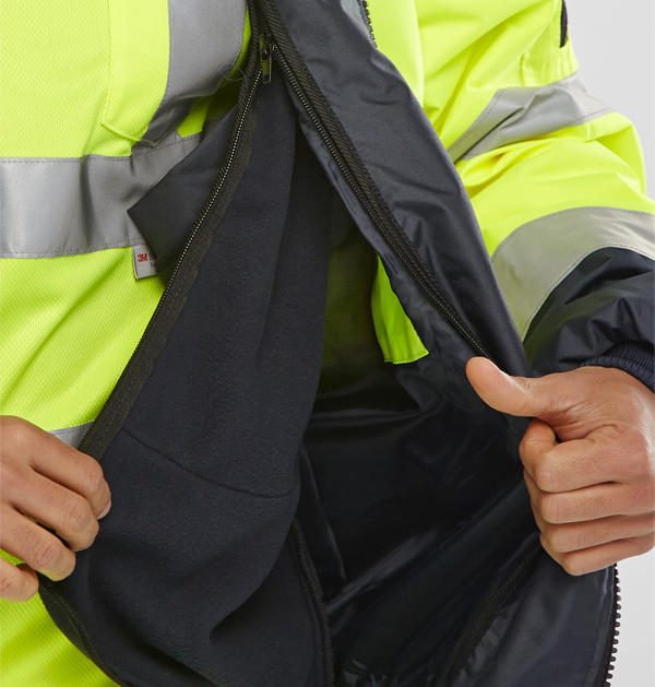 Beeswift Two Tone Hi Vis Europa Bomber Jacket Ebj - - Customisable Bomber Jackets
