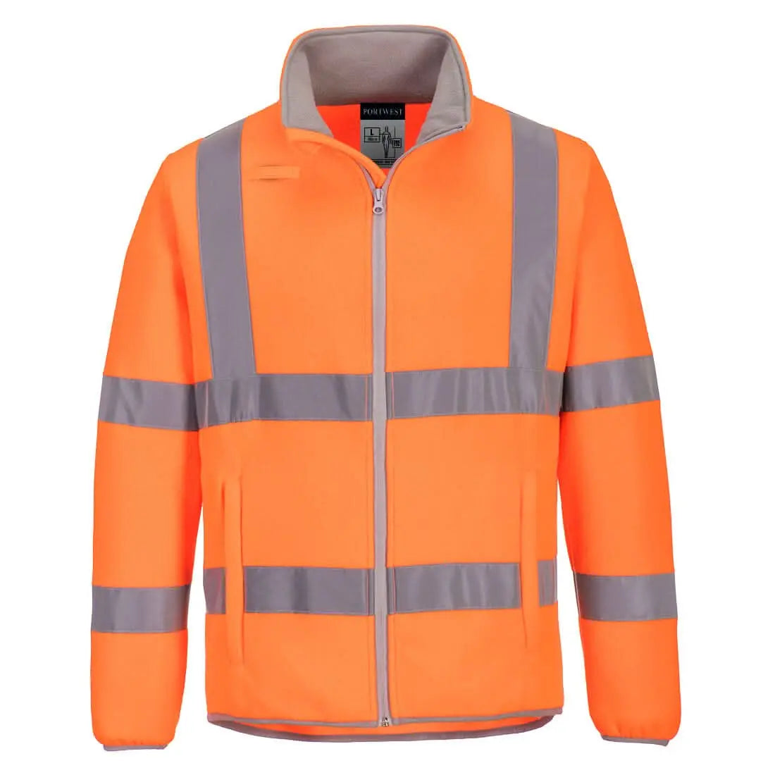 Eco Hi Vis Fleece - EC70 - Orange - Customisable Fleeces