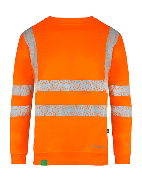 Envirowear Beeswift Envirowear Hi Vis Recyclable Sweatshirt Ewcss - - Customisable Sweatshirts