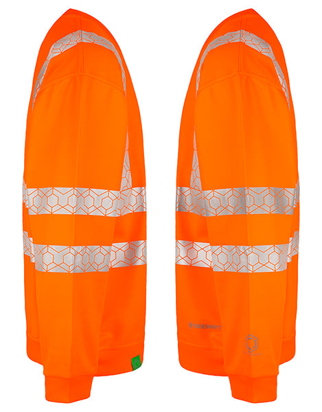 Envirowear Beeswift Envirowear Hi Vis Recyclable Sweatshirt Ewcss - - Customisable Sweatshirts