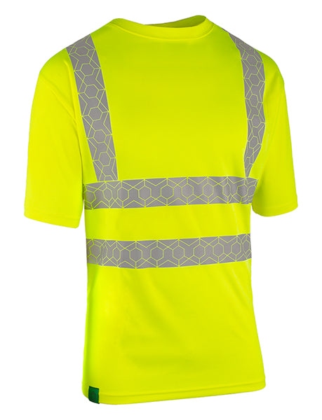 Envirowear Beeswift Envirowear Hi Vis Recyclable T Shirt Ewcts - Saturn Yellow - Customisable T-Shirt