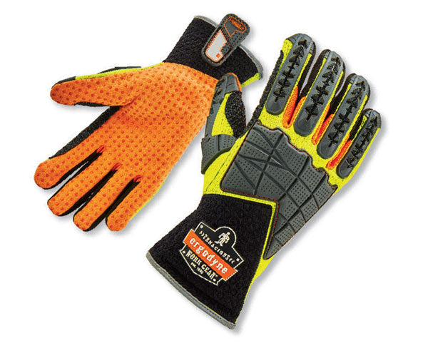 Impact Reducing Glove - EY925 - Yellow - Customisable Mechanics