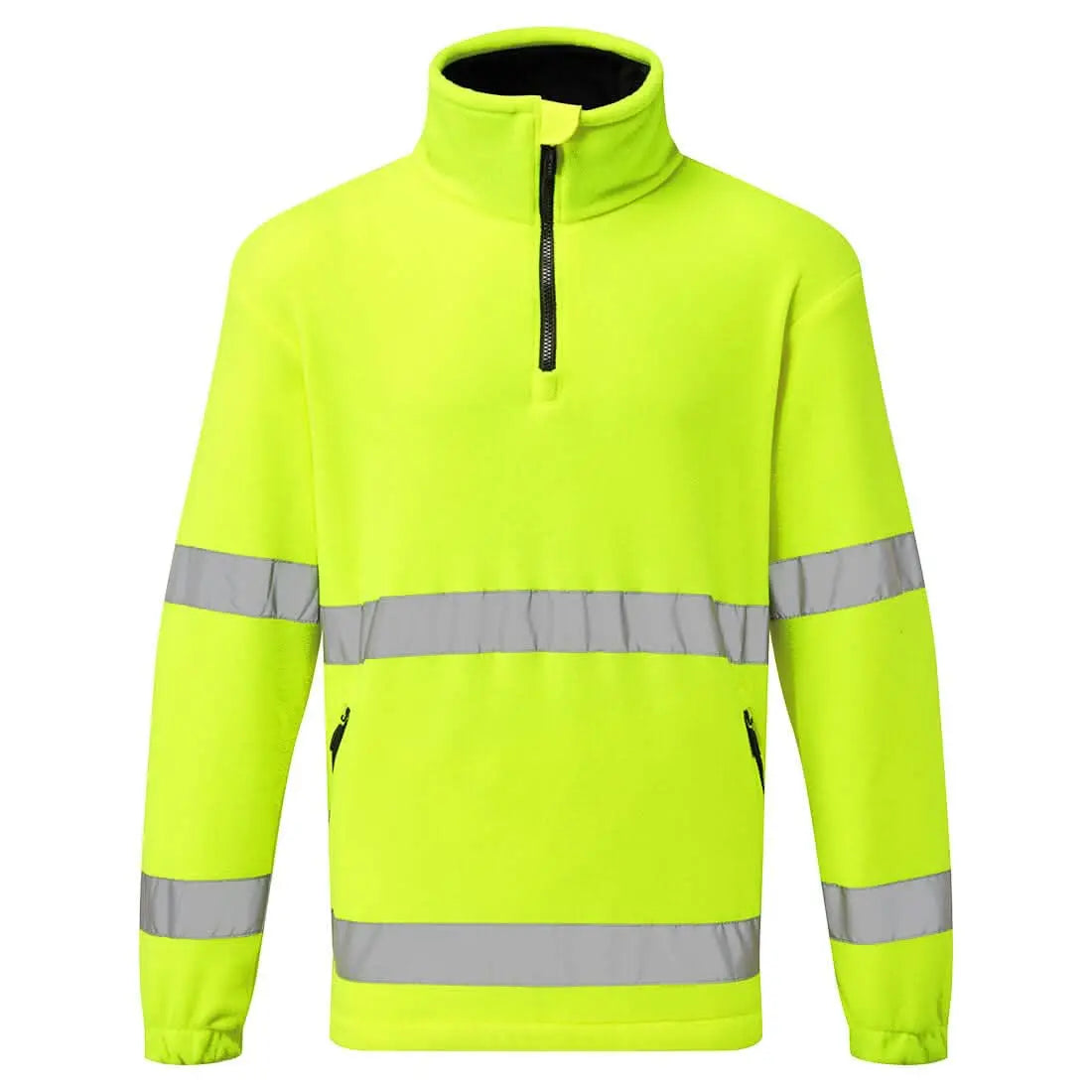 Hi Vis 1/2 Zip Fleece F302 - - Customisable Fleeces