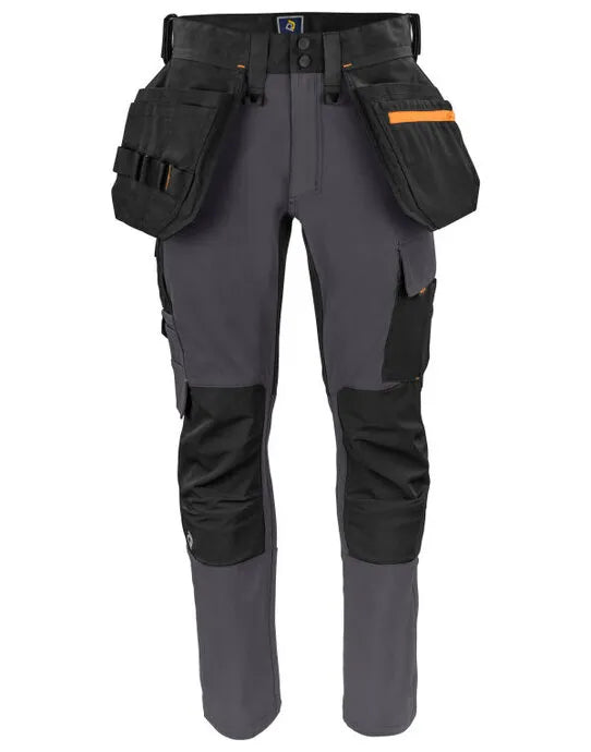Pro-Job - 5551 Stretch Waistpant - Grey - Customisable TROUSERS & JOGPANTS