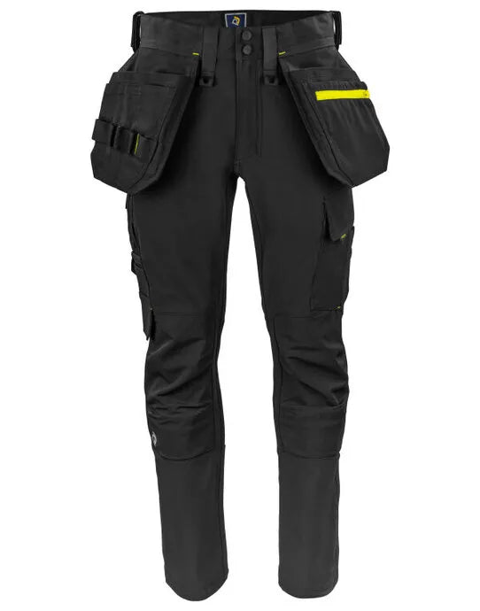 Pro-Job - 5551 Stretch Waistpant - Black - Customisable TROUSERS & JOGPANTS