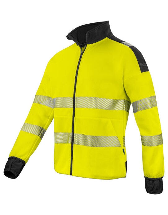 ProJob Workwear Projob 6109 EN ISO 20471 Class 3/2 Sweat - PJ646109 - Yellow Black - Customisable Hi Vis Workwear