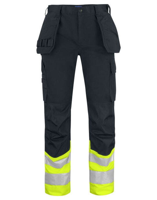 ProJob Workwear ProJob Prio 6534 Waistpants Class 1 - PJ646534 - Yellow Black - Customisable MENS TROUSERS AND JOGPANTS