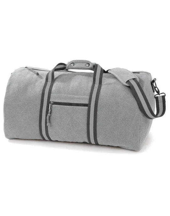 Quadra Desert Canvas Holdall qd613 - - Customisable Bags