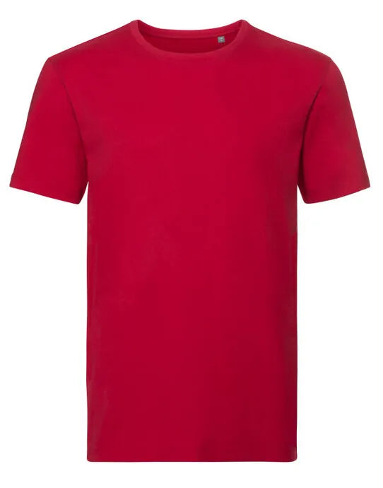 Russell Short Sleeve Collection Russell Short Sleeve Mens Pure Organic T R108M - - Customisable T-Shirt