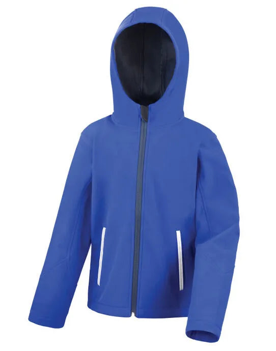 Result Core Junior Hooded Softshell Jacket r224jy - - Customisable Jacket