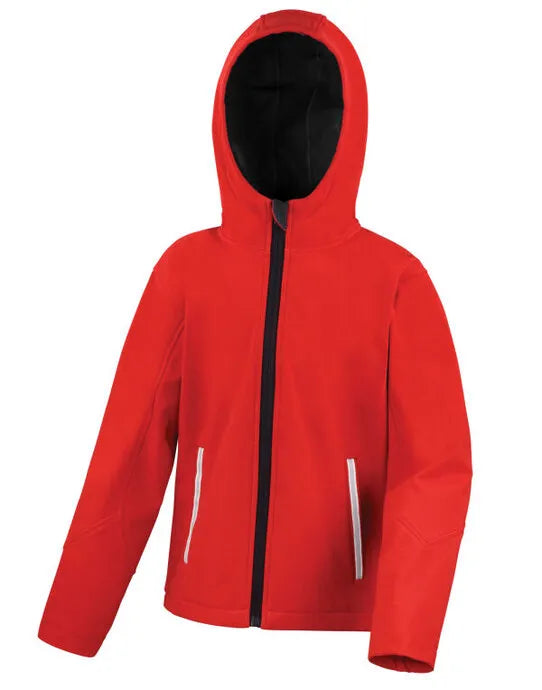 Result Core Junior Hooded Softshell Jacket r224jy - - Customisable Jacket