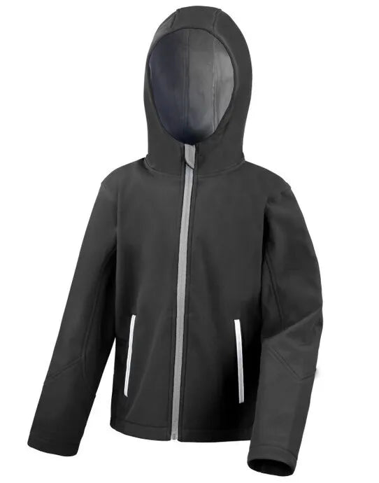 Result Core Junior Hooded Softshell Jacket r224jy - - Customisable Jacket