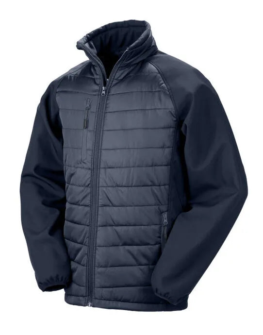 Result Black Compass Softshell Jacket R237X - - Customisable Softshell Jacket