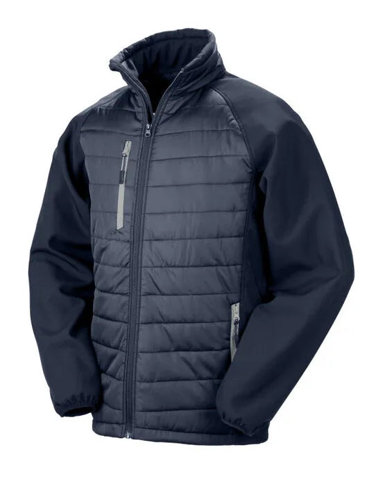 Result Black Compass Softshell Jacket R237X - - Customisable Softshell Jacket