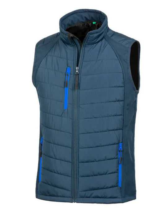 Result Black Compass Softshell Gilet R238X - - Customisable Bodywarmers
