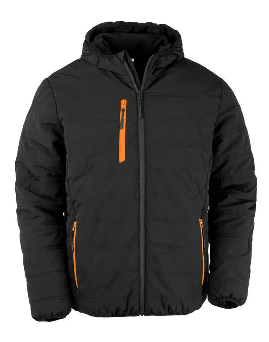 Result Black Compass Padded Winter Jacket R240X - - Customisable Jacket