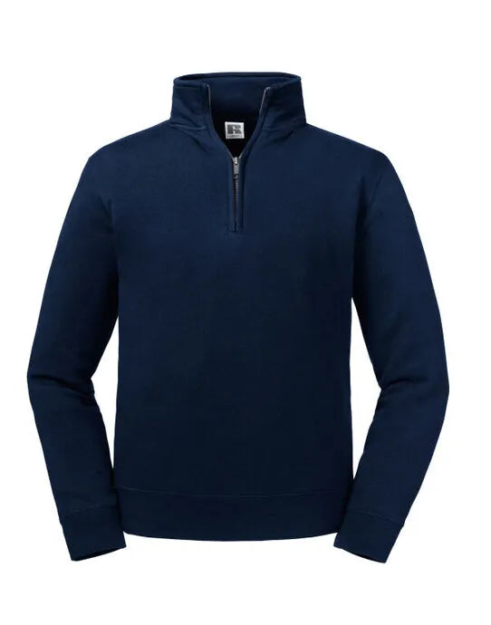 Russell Collection Russell Authentic 14 Zip Sweat R270M - - Customisable Sweatshirts