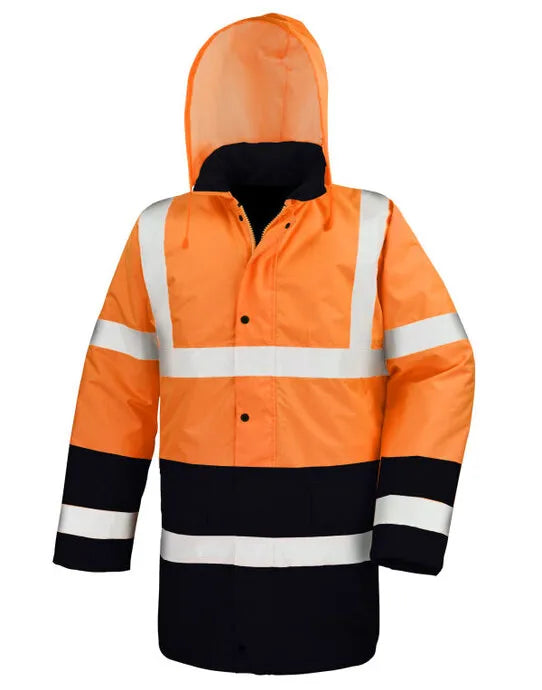 Result Safeguard Moterway 2 Tone Coat R452X - - Customisable Outerwear