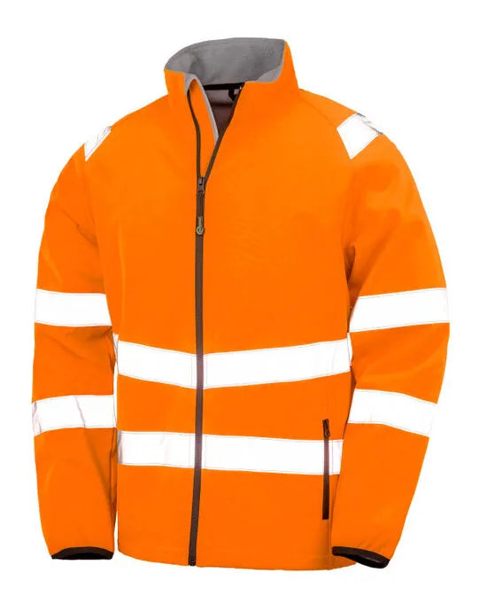 Result Recycled Printable Safety Sshell R505X - - Customisable Jacket