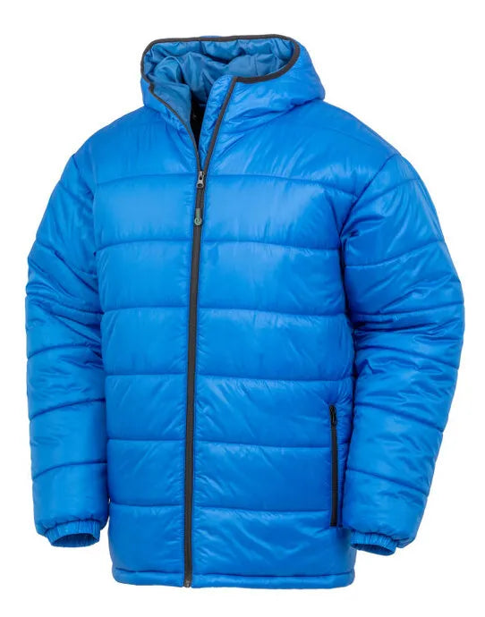Result Recycled Hooded Padded Parka R910X - - Customisable Outerwear