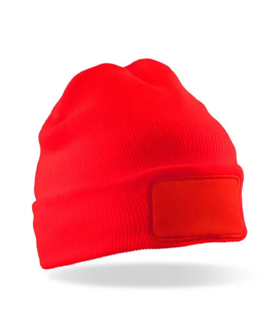 Result Rcycled Thinsulate Printer Beanie rc934x - Red O S - Customisable Caps