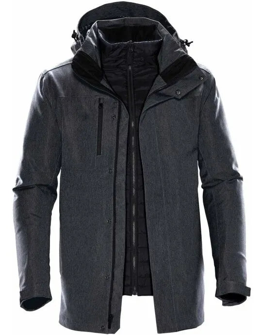 Stormtech Mens Avalanche System Jacket 2 - Charcoal Twill - Customisable Outerwear