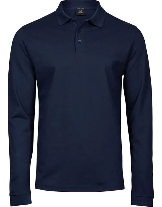 Tee Jays Mens Luxury L/S Stretch Polo TJ1406 - - Customisable Polos