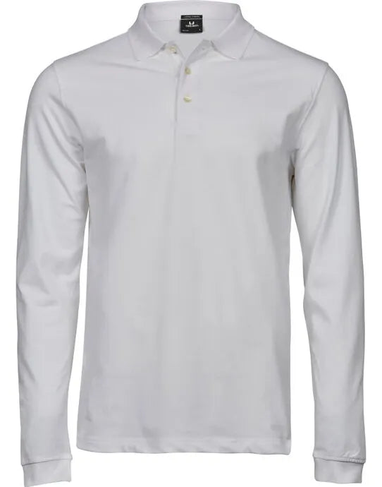 Tee Jays Mens Luxury L/S Stretch Polo TJ1406 - - Customisable Polos