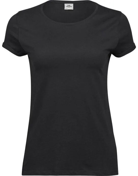 Tee Jays Ladies Roll Up Sleeve Tee TJ5063 - - Customisable T-Shirt