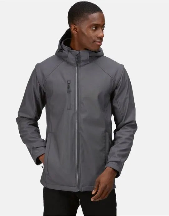 Regatta Professional Regatta Mens Earsmus 4-In-1 Softshell TRA713 - - Customisable Softshell Jacket