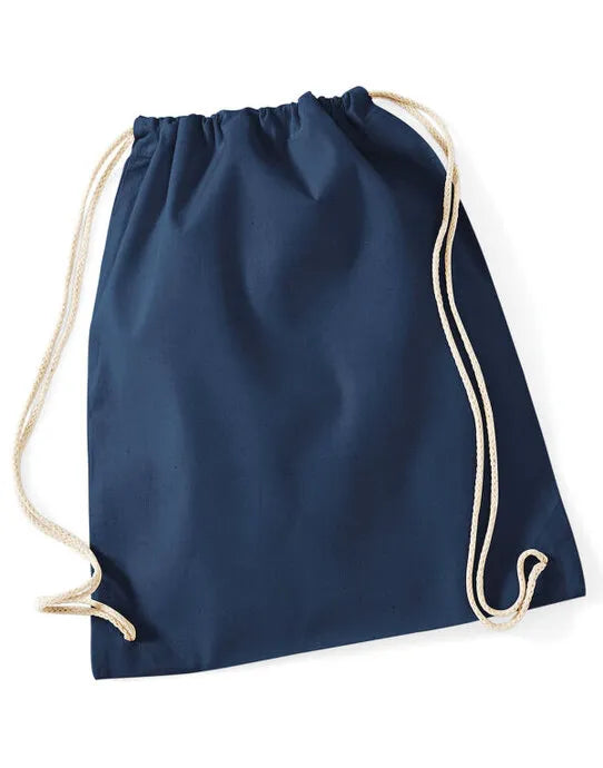 Westford Mill Cotton Gymsac w110 - - Customisable Bags