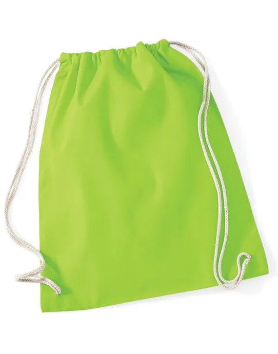 Westford Mill Cotton Gymsac w110 - - Customisable Bags