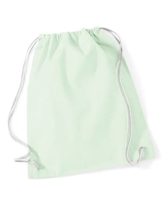 Westford Mill Cotton Gymsac w110 - - Customisable Bags