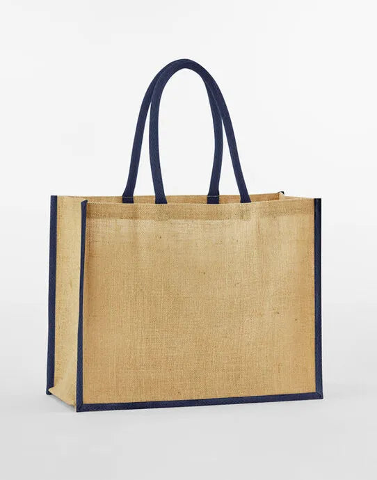 Westford Mill Starched Jute Classic Shop w470 - - Customisable Bags