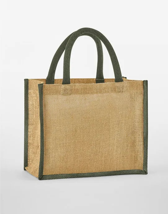 Westford Mill Starched Jute Midi Tote w473 - - Customisable Bags