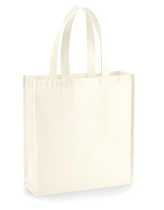 Westford Mill Gallery Canvas Tote W600 - - Customisable Bags