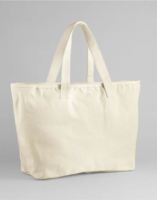 Westford Mill Oversized Canvas Tote Bag W606 - - Customisable Bags