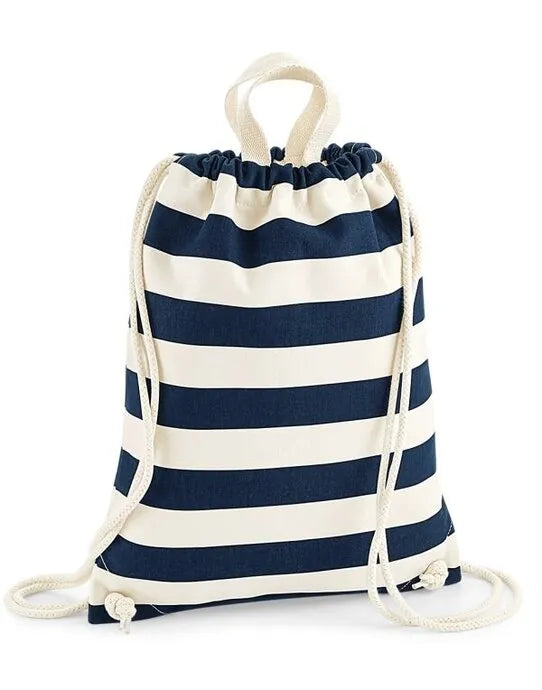 Westford Mill Nautical Gymsac w686 - - Customisable Bags