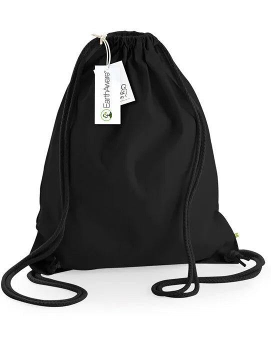 Westford Mill EarthAware Organic Gymsac w810 - - Customisable Bags