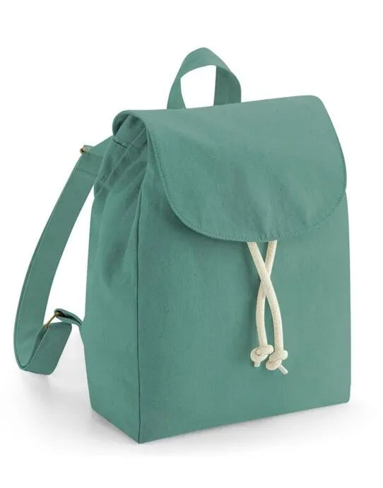 Westford Mill Organic Mini Rucksack w881 - - Customisable Bags