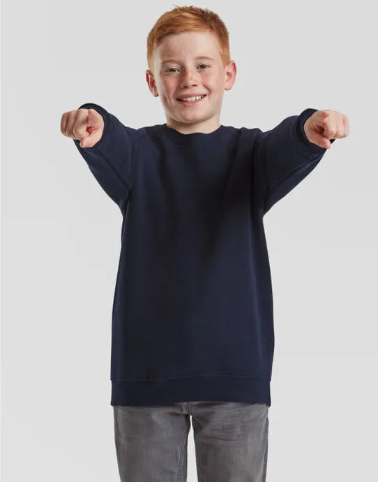 Kids Classic Raglan Sweat 62039 - Deep Navy - Customisable Sweatshirts