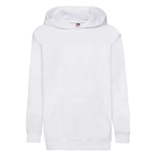 Kids Classic Hooded Sweat 62043 - White - Customisable Sweatshirts
